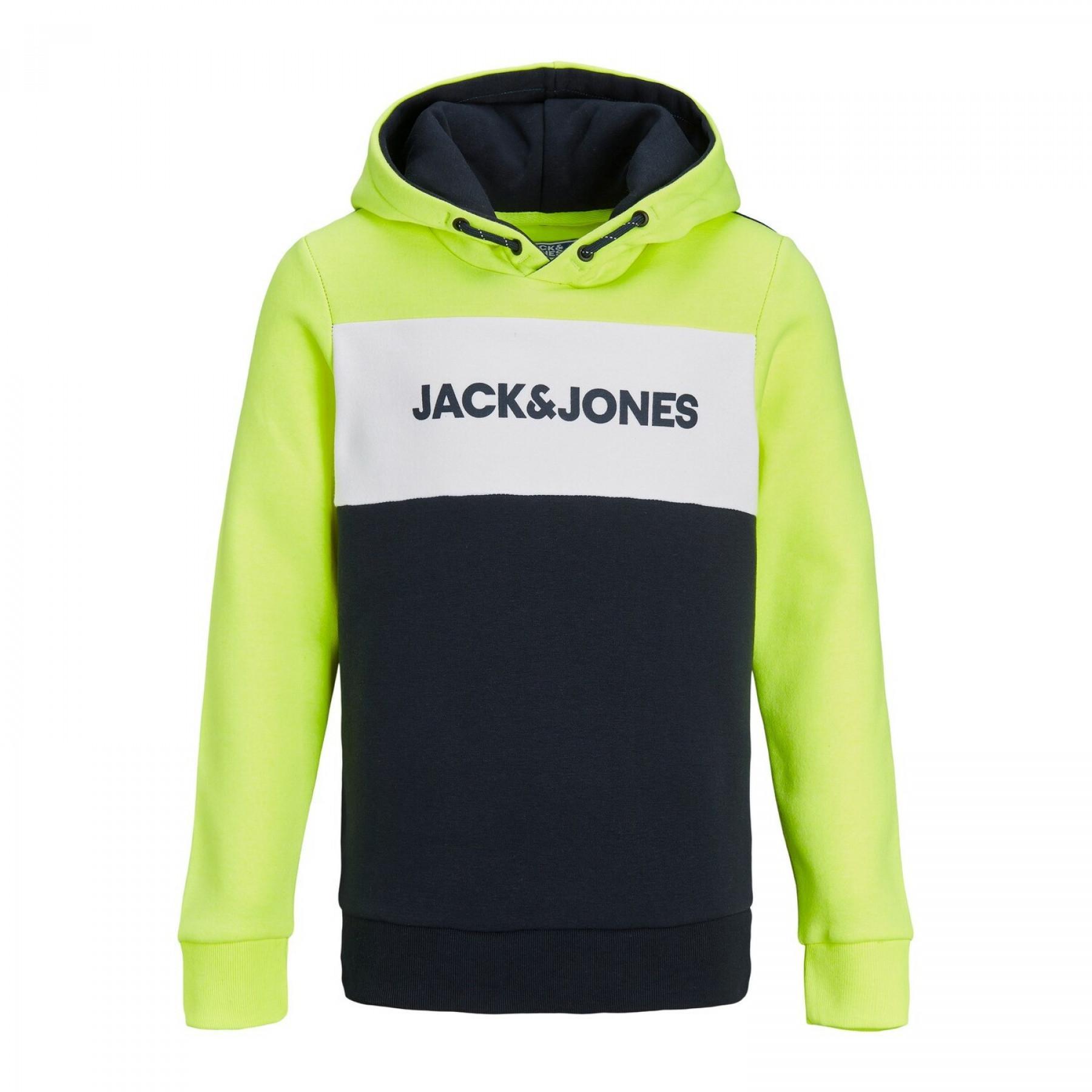 Sweatshirt child Jack & Jones eneon logo blocking