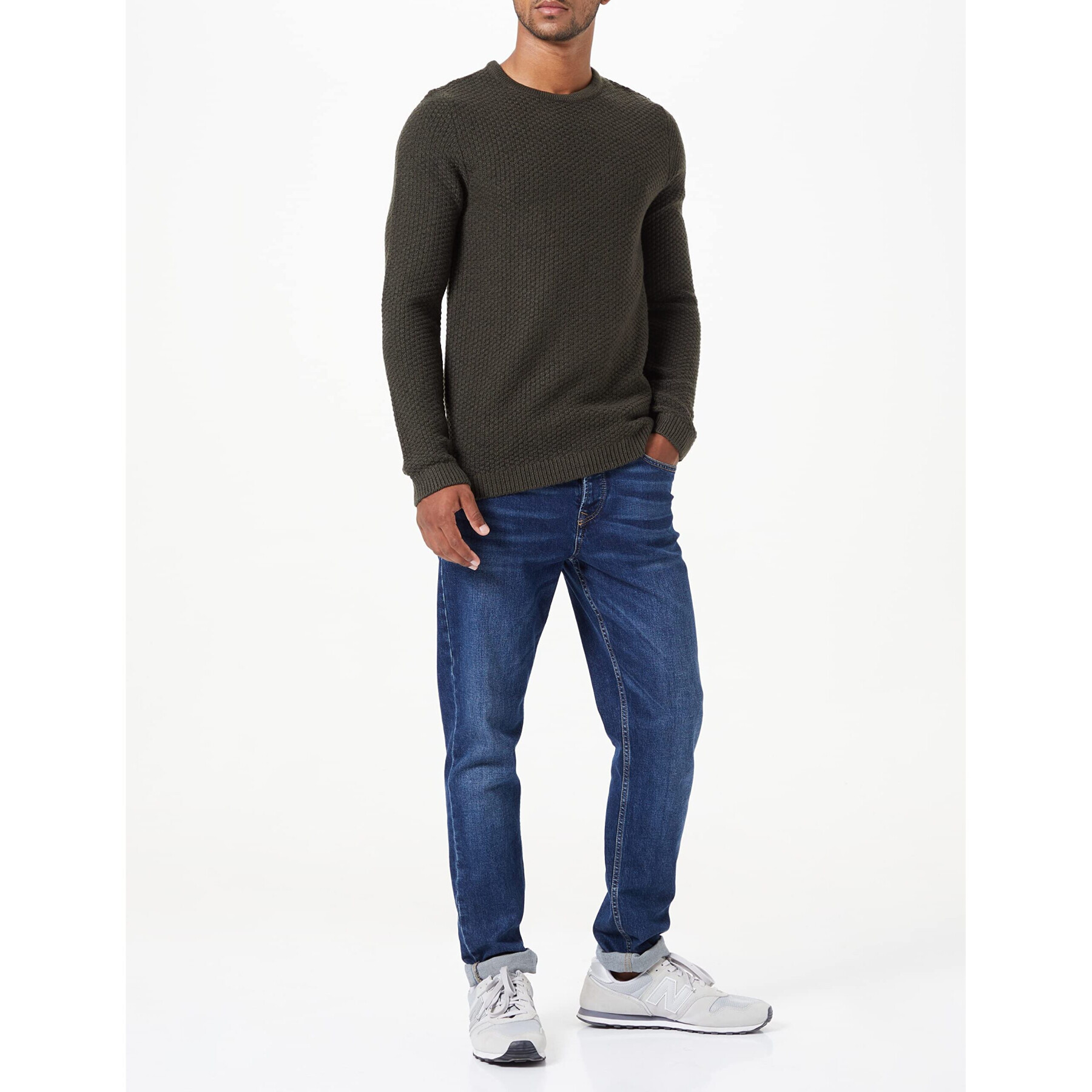 Knitted sweater with round neck Jack & Jones Damian