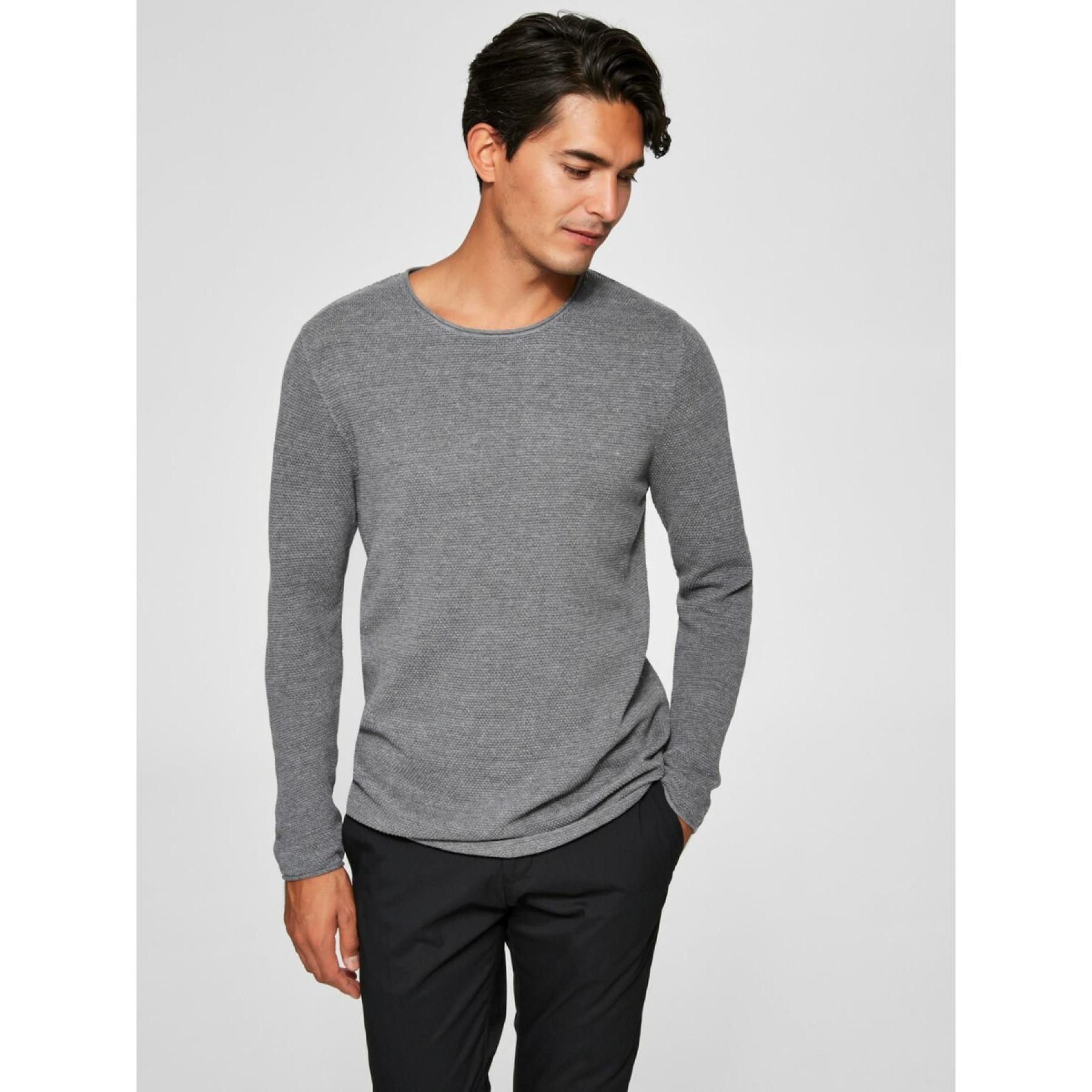 Sweater Selected Rocky col rond