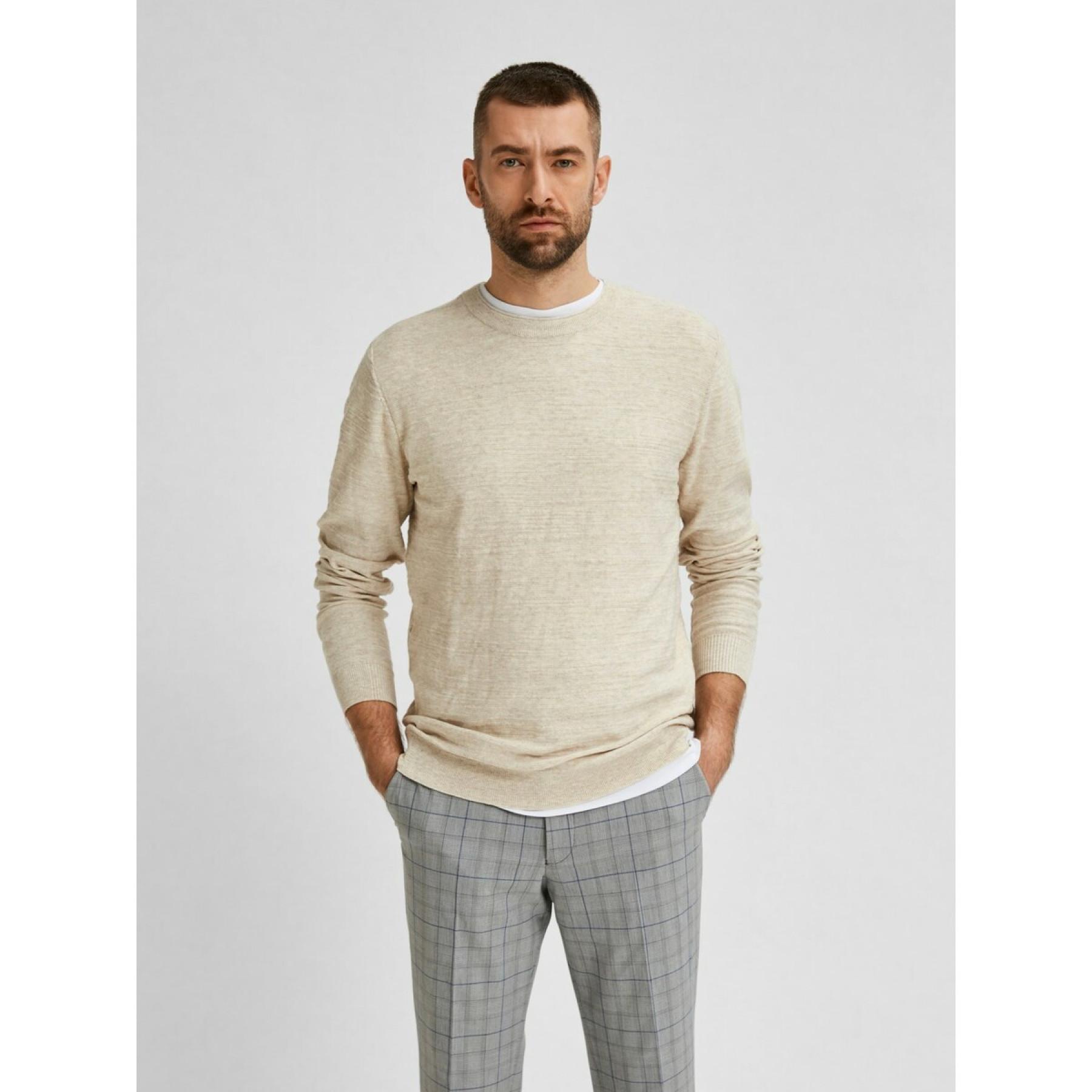 Sweater Selected Buddy col rond