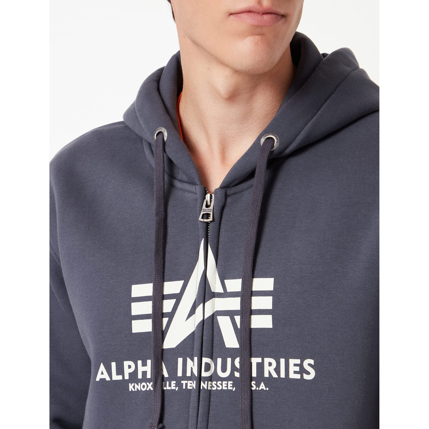 Sweat hooded Alpha Industries Basic Zip