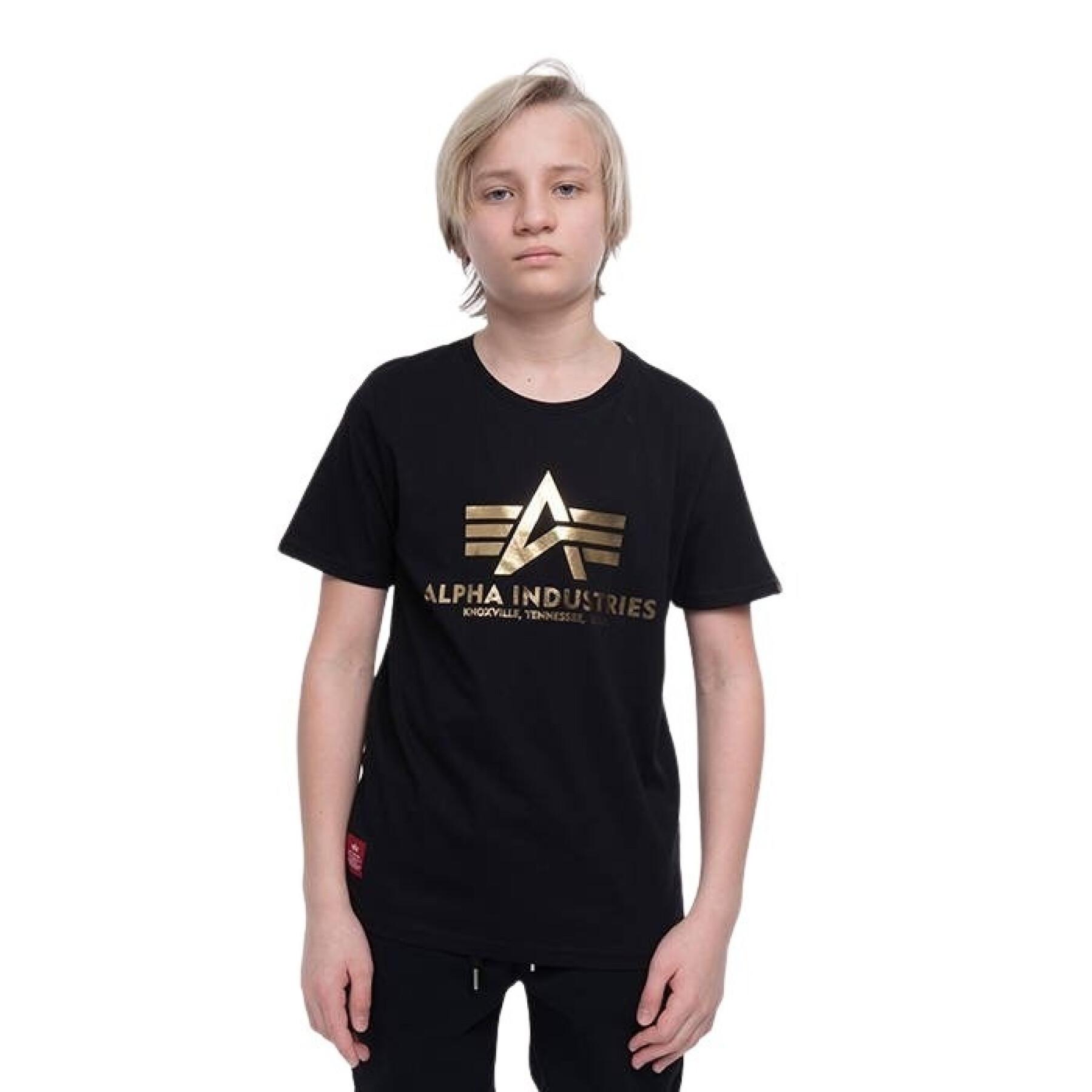 Child's T-shirt Alpha Industries Basic Foil Print