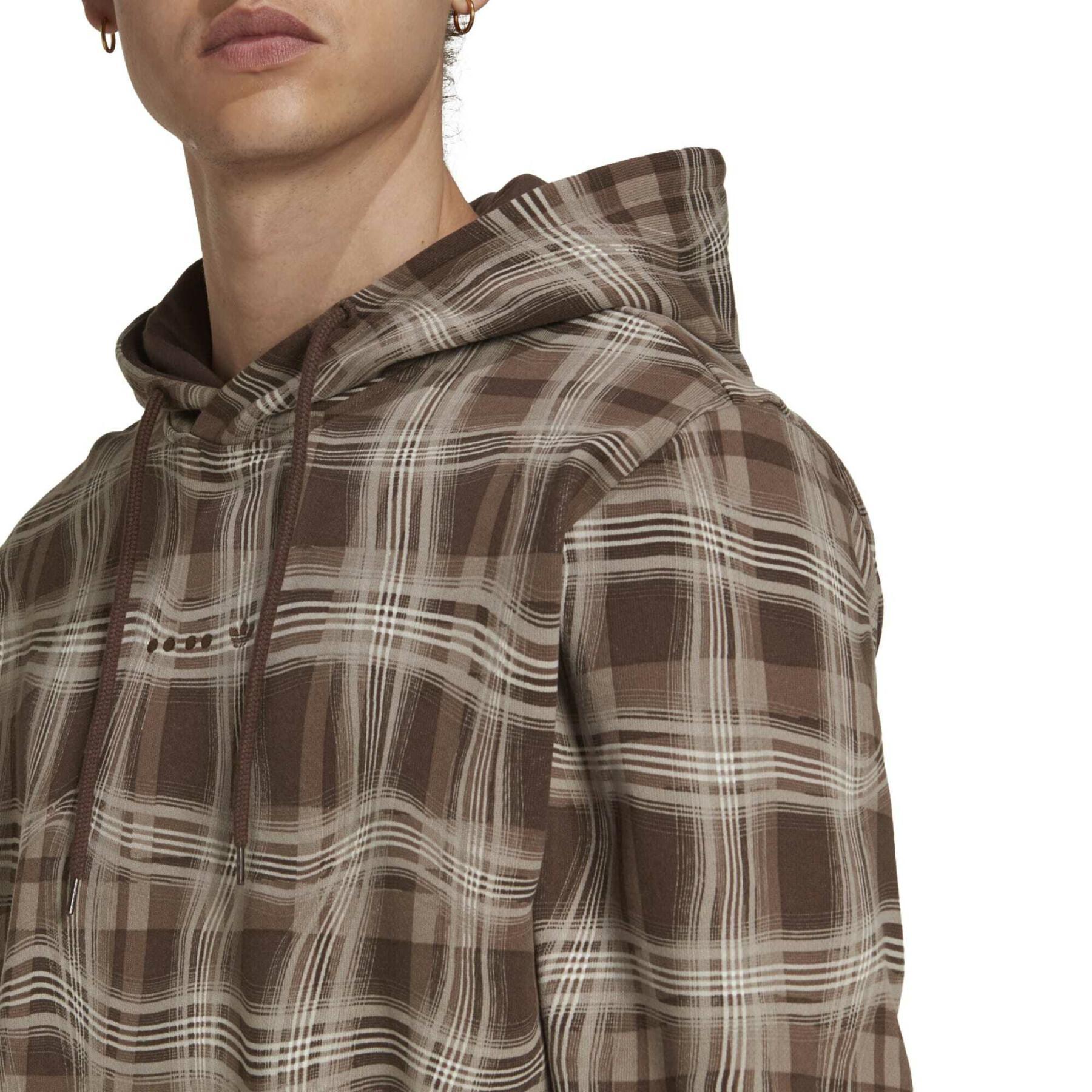 Hooded sweatshirt with integral print adidas Originals Reveal Graphic