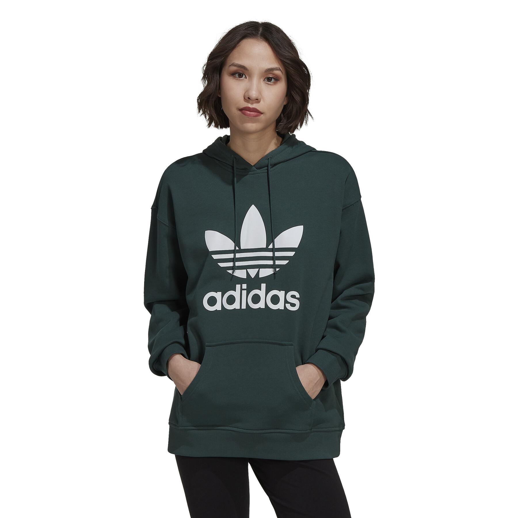 Women's hooded sweatshirt adidas Originals Trefoil Adicolor