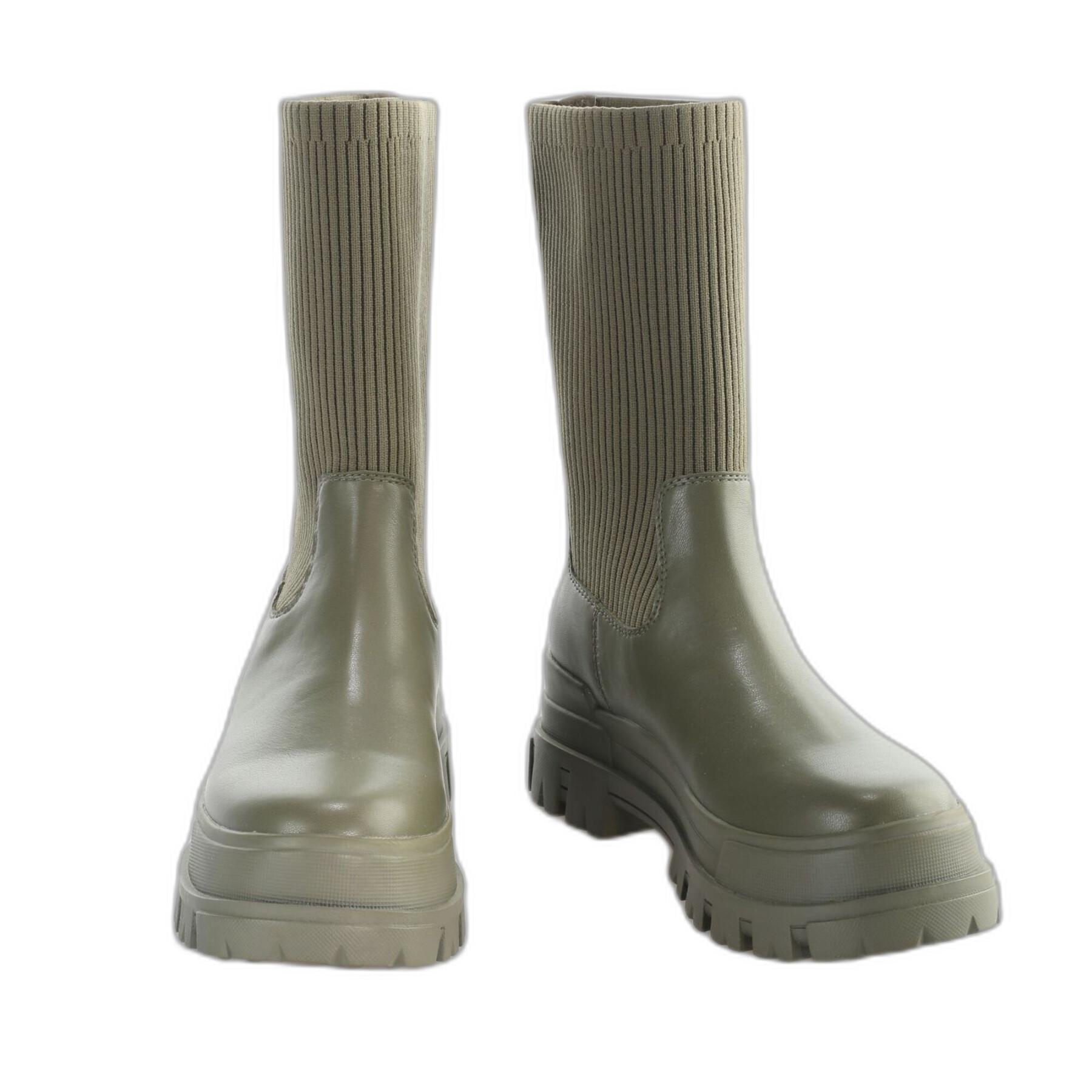 Mesh vegan boots for women Buffalo Aspha Sock