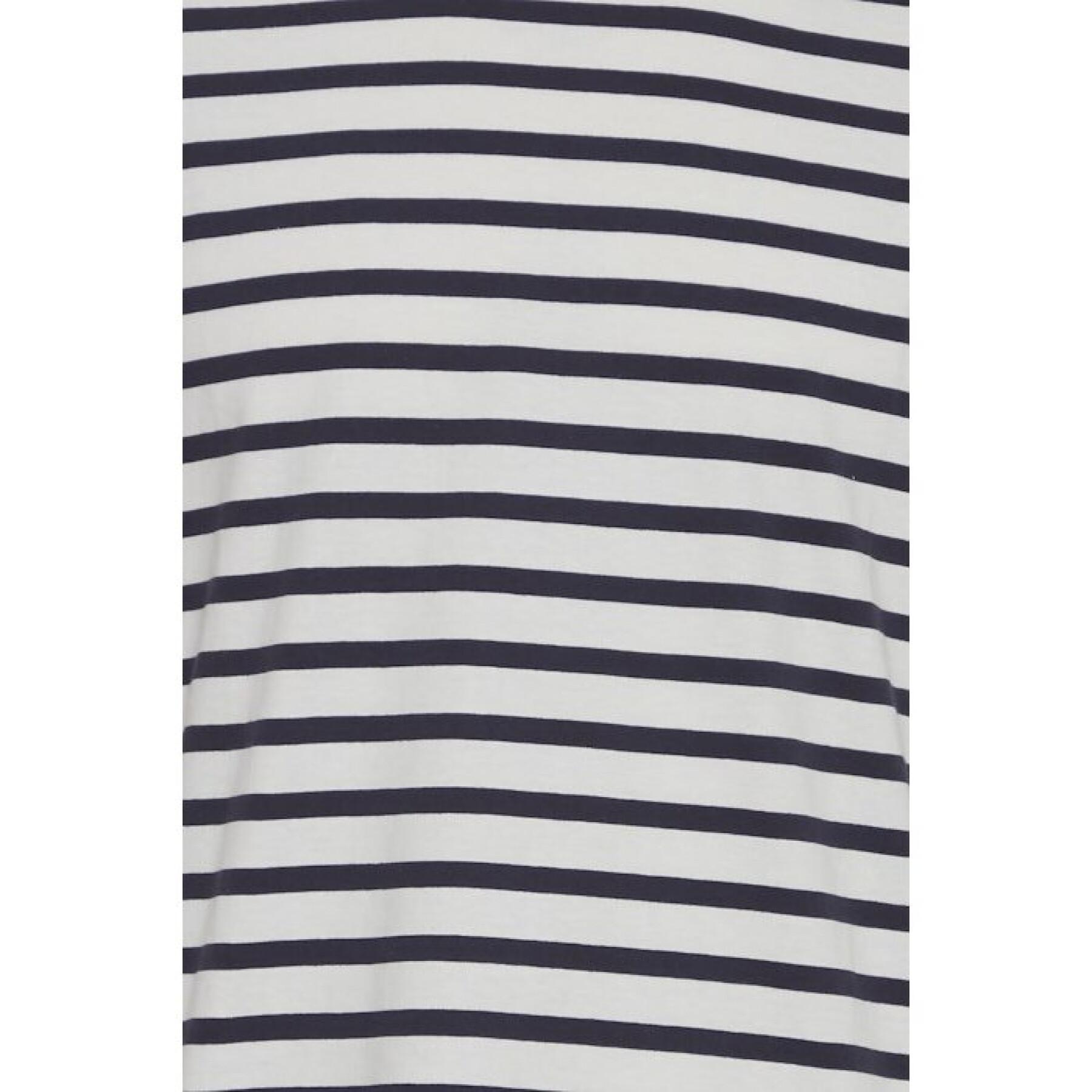 Structured striped T-shirt Casual Friday Tue 0063
