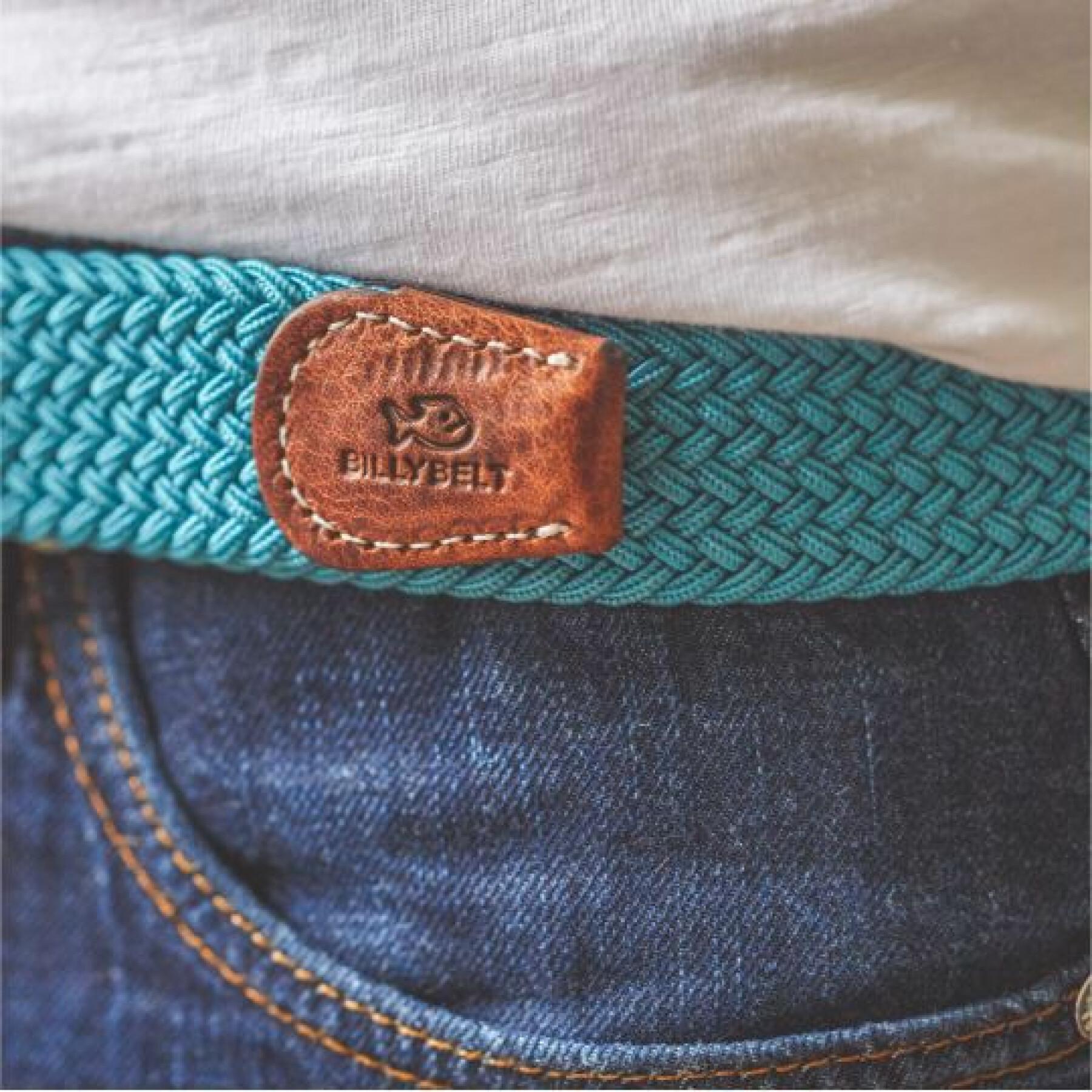 Elastic braided belt Billybelt Vert Jade