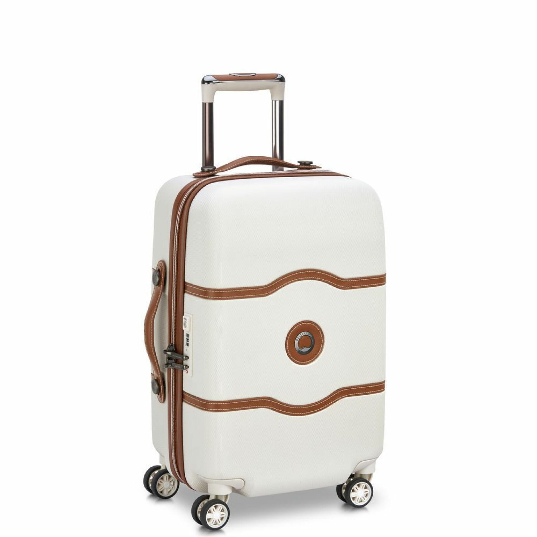 Trolley cabin suitcase 4 double wheels Delsey Chatelet Air 2.0 55 cm