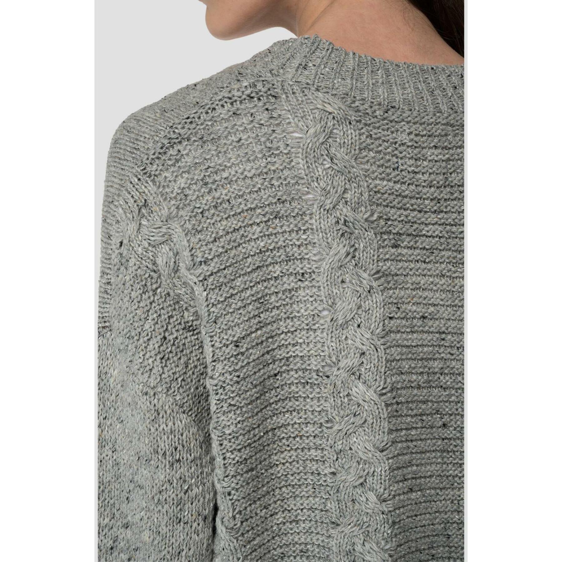 Women's knitted sweater Replay recycled hairy blend