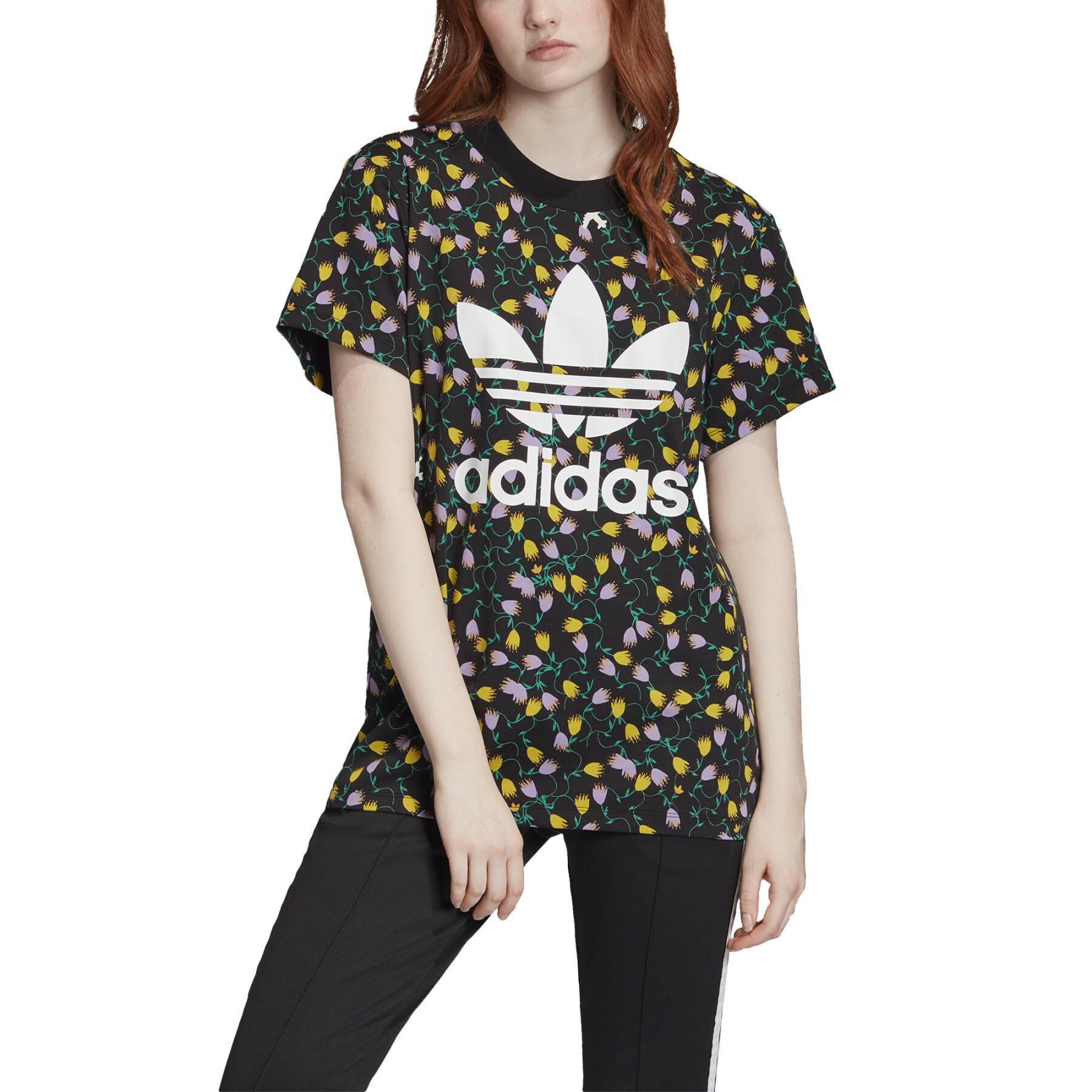 Women's T-shirt adidas Originals Allover Print