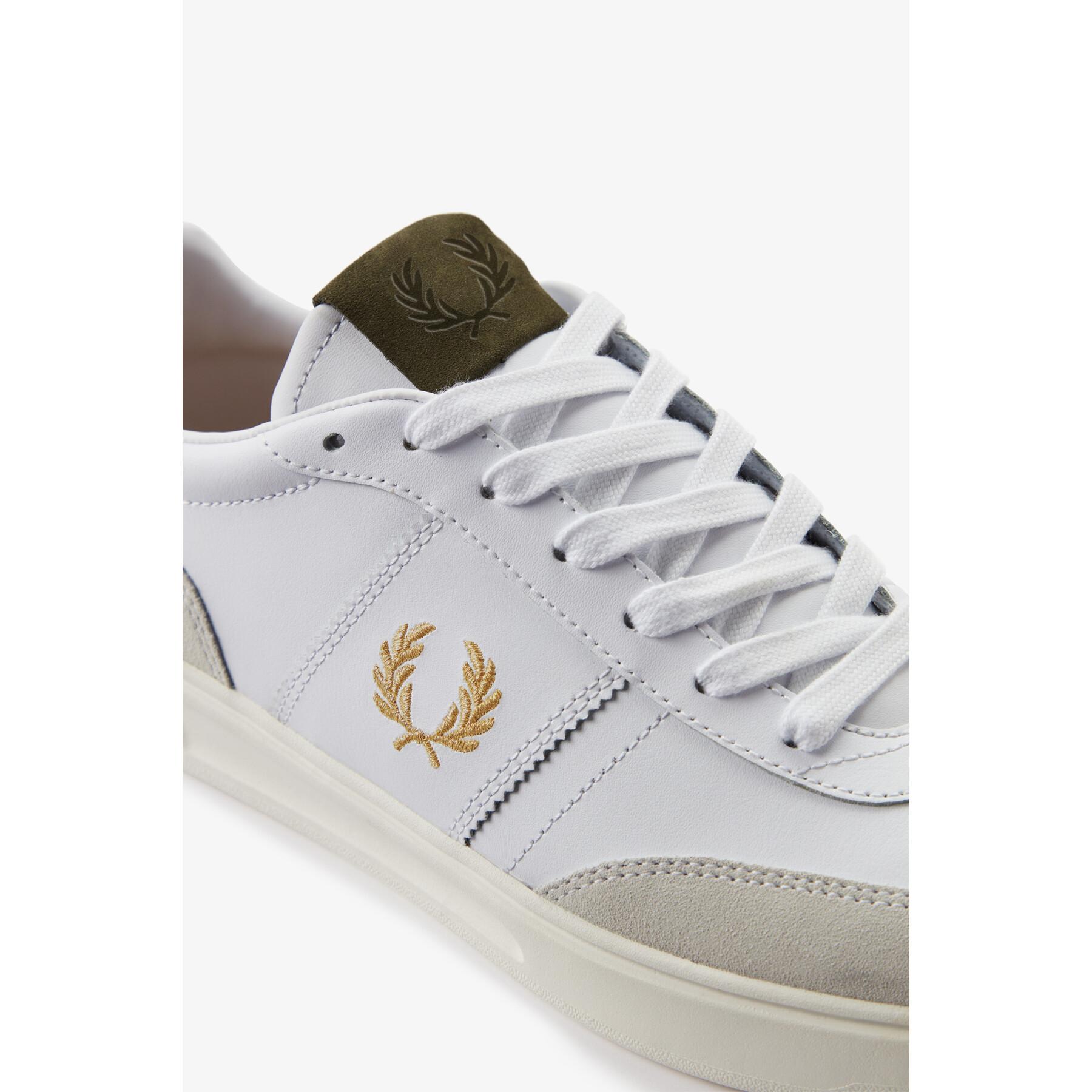 Leather and suede sneakers Fred Perry B400