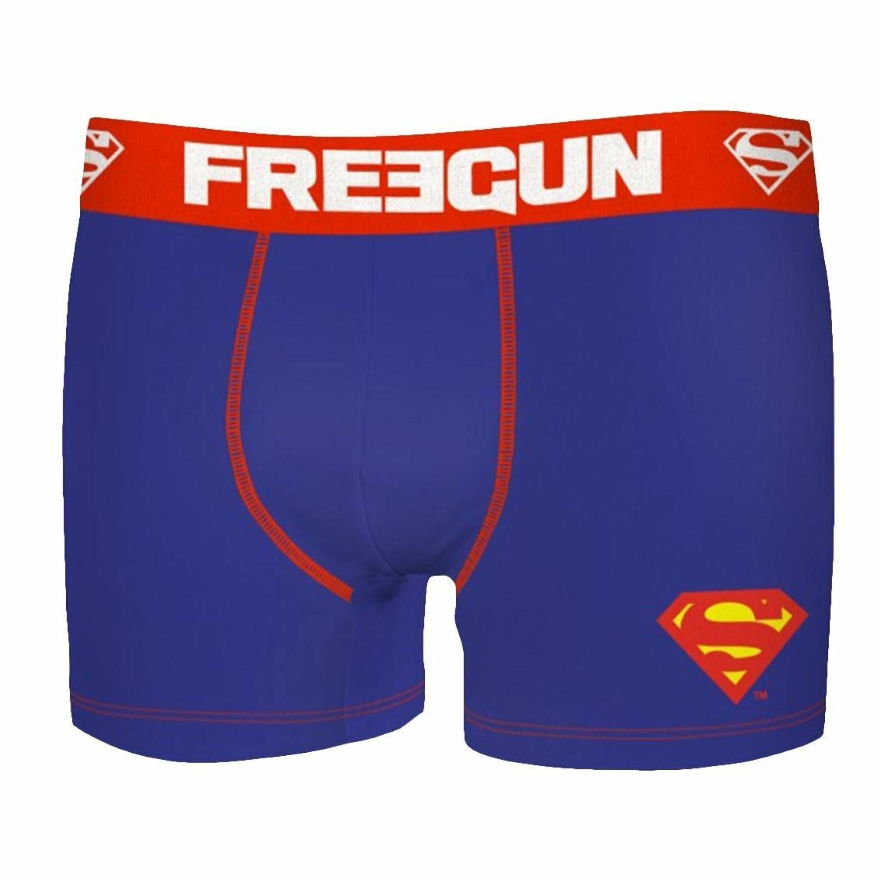 Set of 2 cotton boxers Freegun Dc comics superman