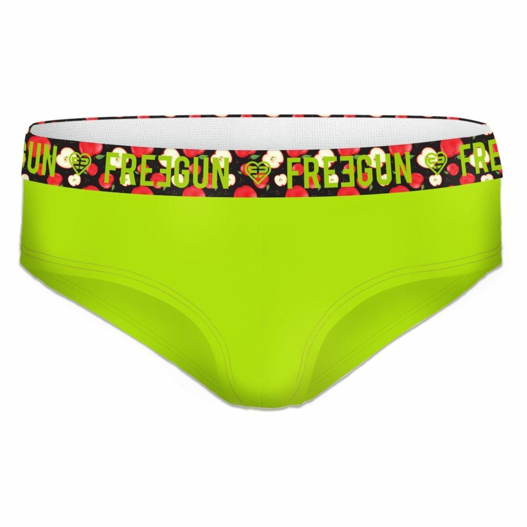 Cotton boxer shorts with thin apple belt for girls Freegun