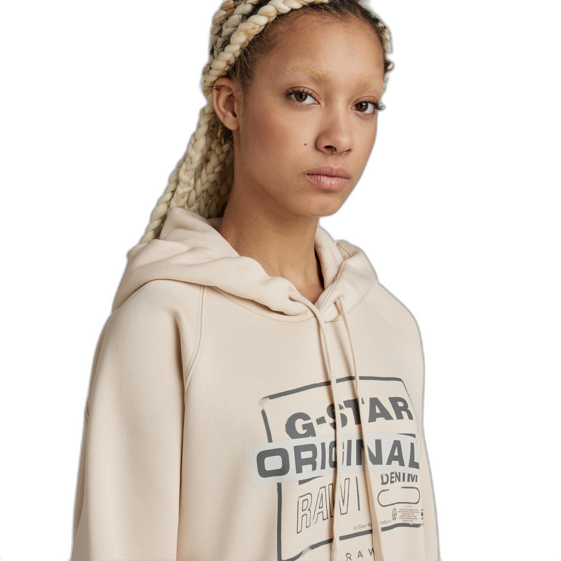 Women's loose-fitting hooded sweatshirt G-Star Orginals
