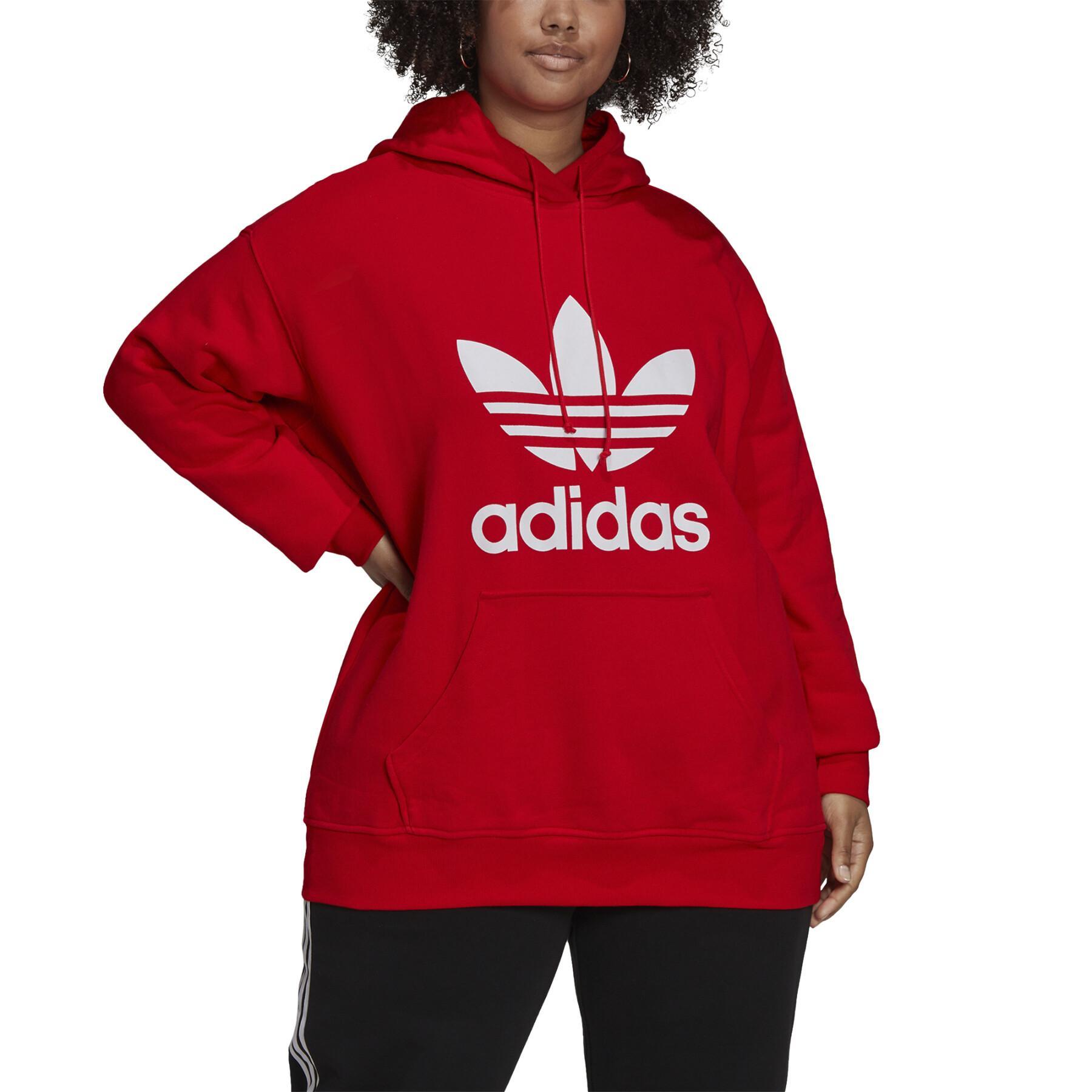 Women's hooded sweatshirt adidas Originals Trefoil