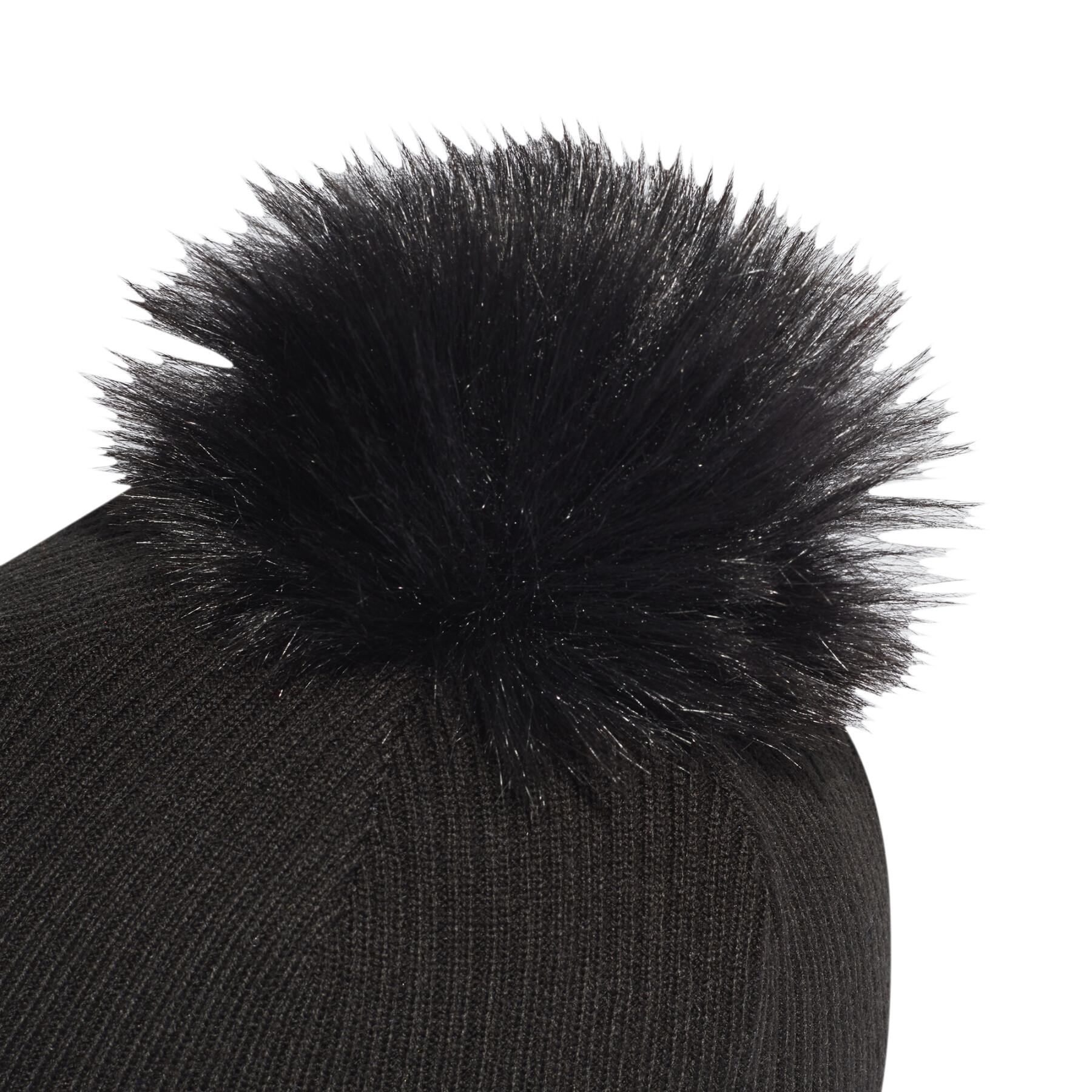 Women's hat adidas Originals Faux Fur Pompom
