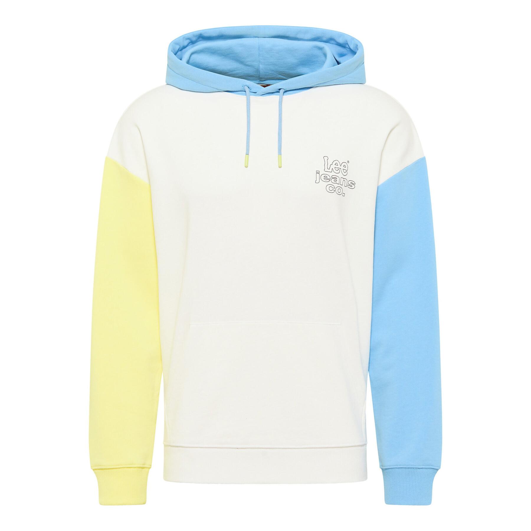 Loose-fitting hooded sweatshirt Lee Color Block