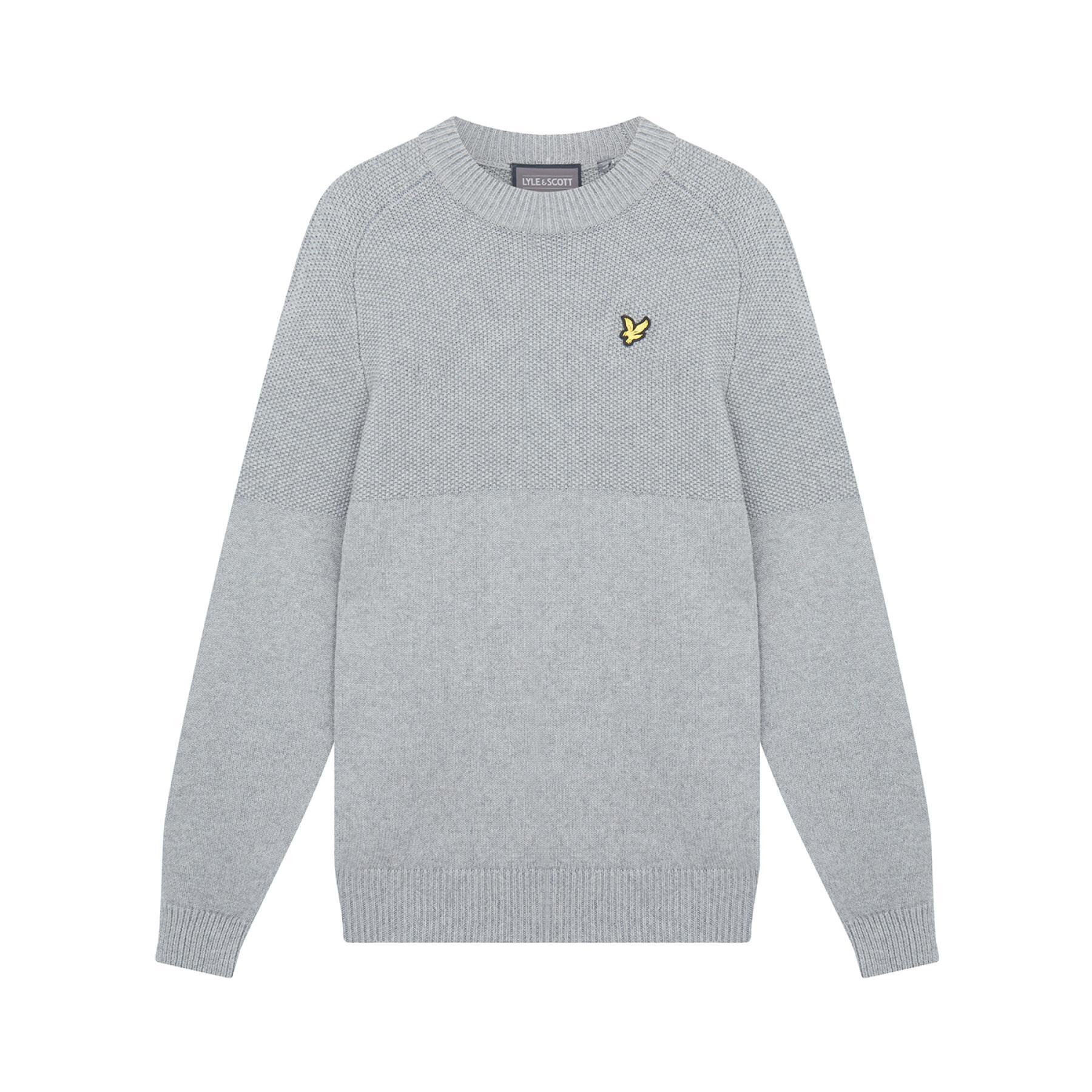 High neck sweater point of rice Lyle & Scott