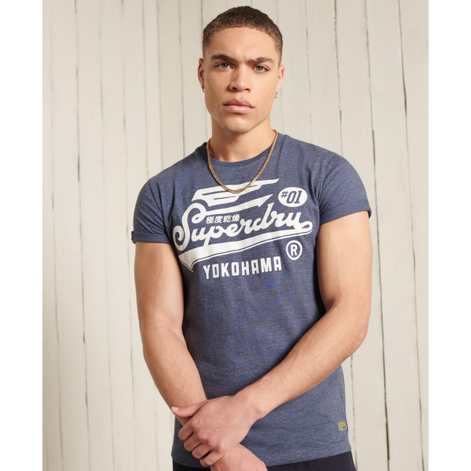 Lightweight T-shirt with pattern Superdry Military