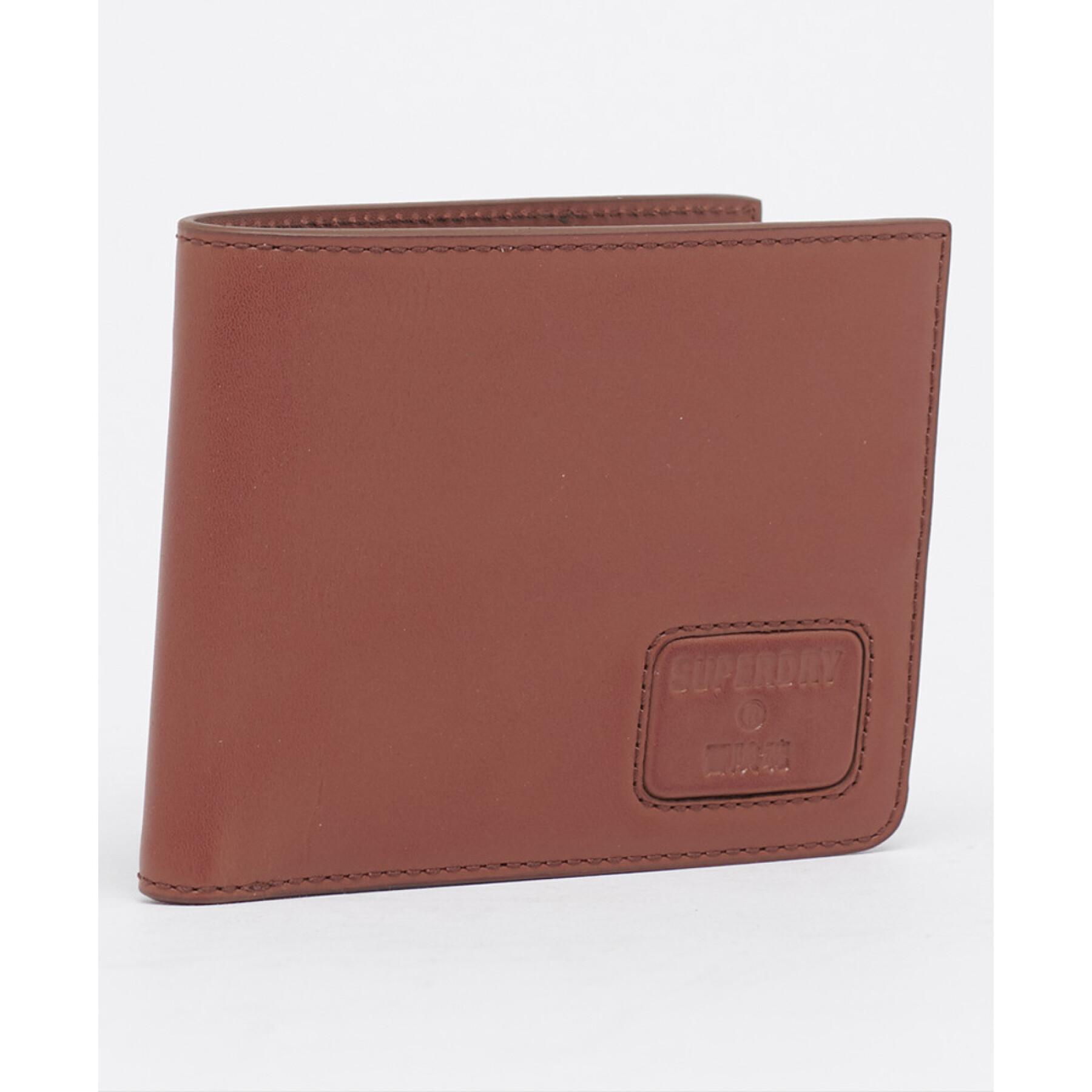 Leather wallet with flap Superdry NYC