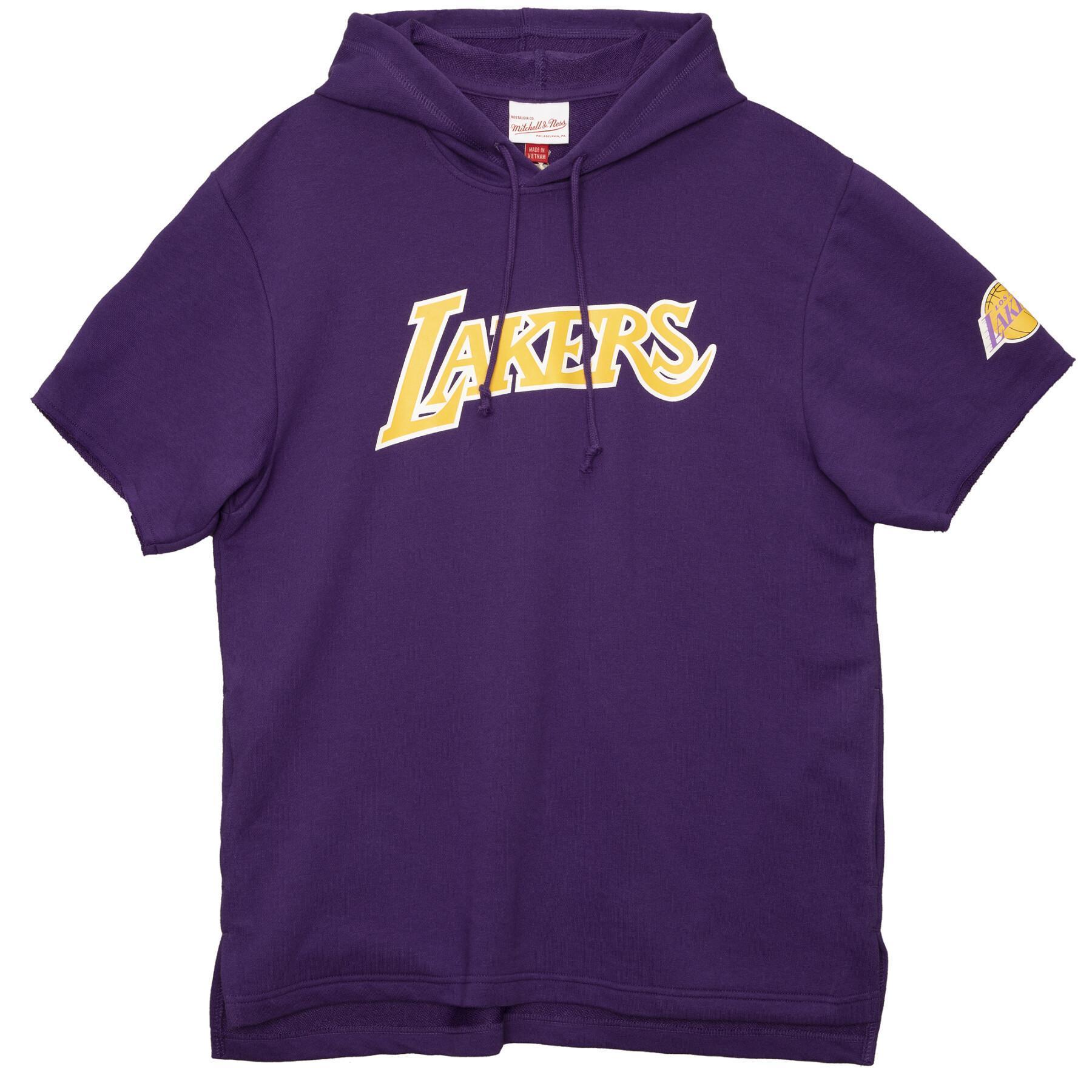 Sweatshirt short sleeve hoodie Los Angeles Lakers