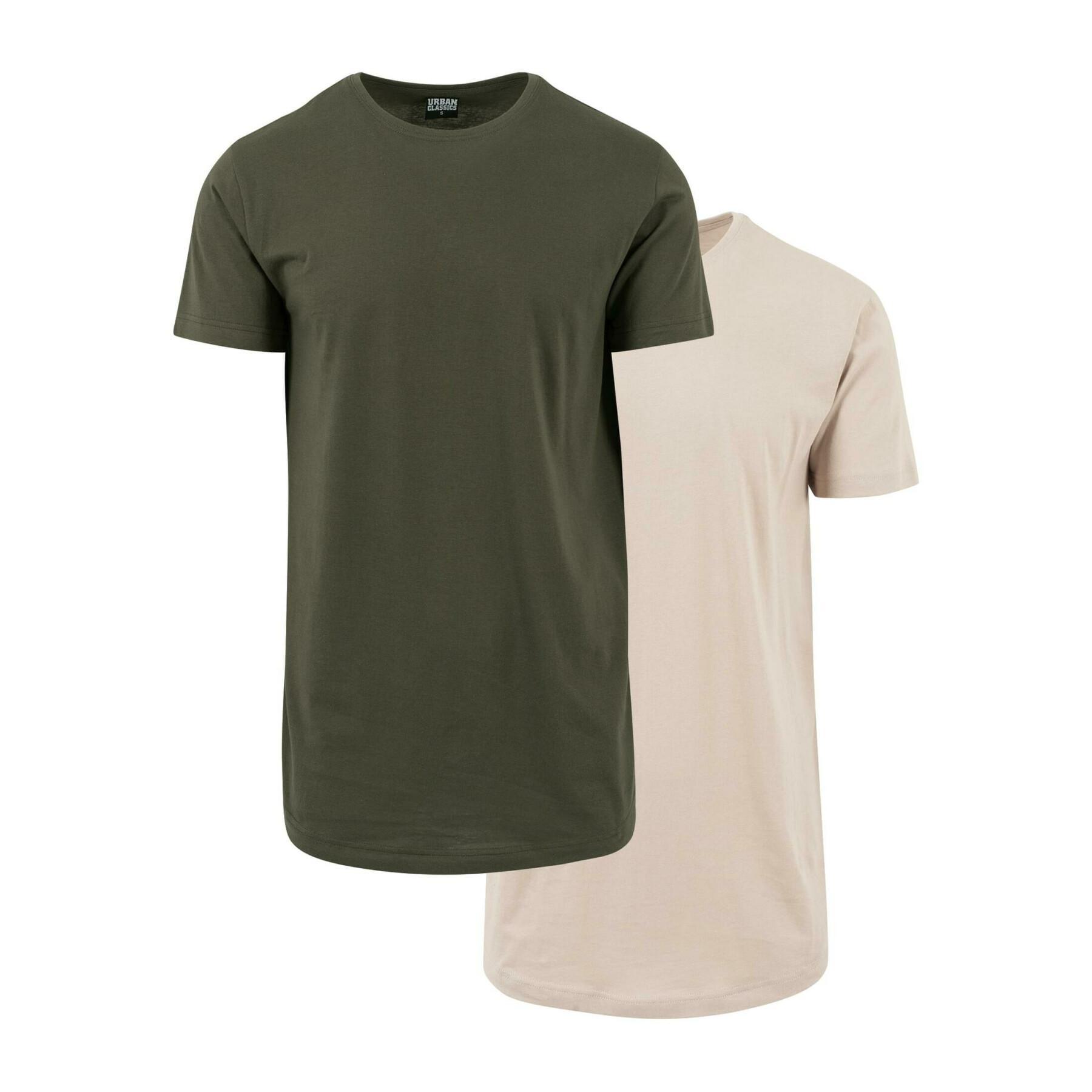 Long sleeve T-shirt Urban Classics Pre-pack TB638 Shaped