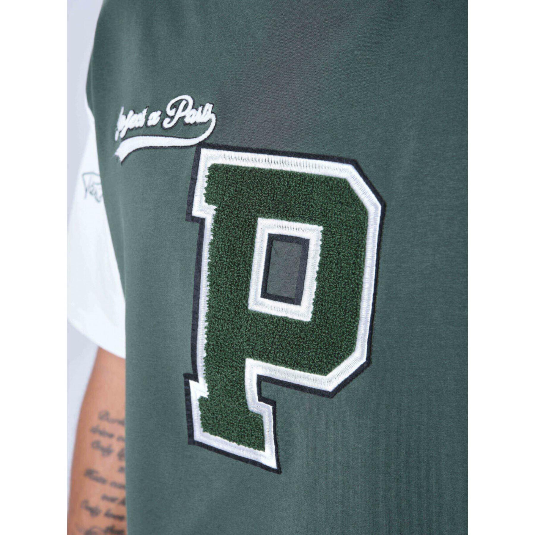Two-tone college style T-shirt Project X Paris
