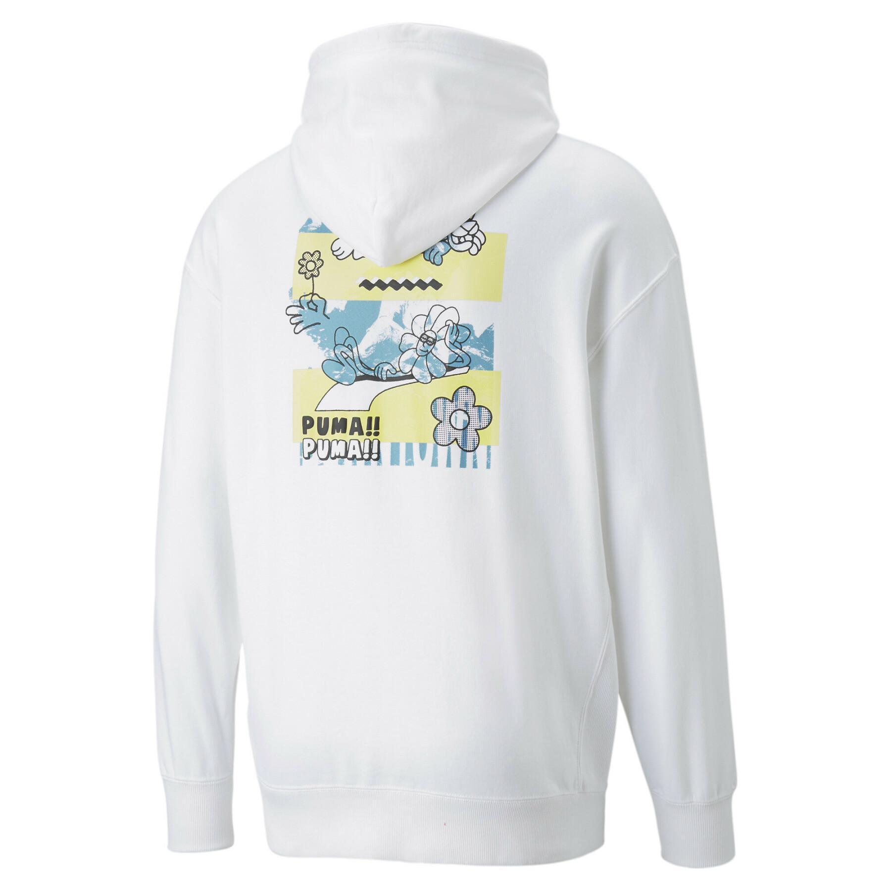 Graphic hoodie Puma Downtown Tr