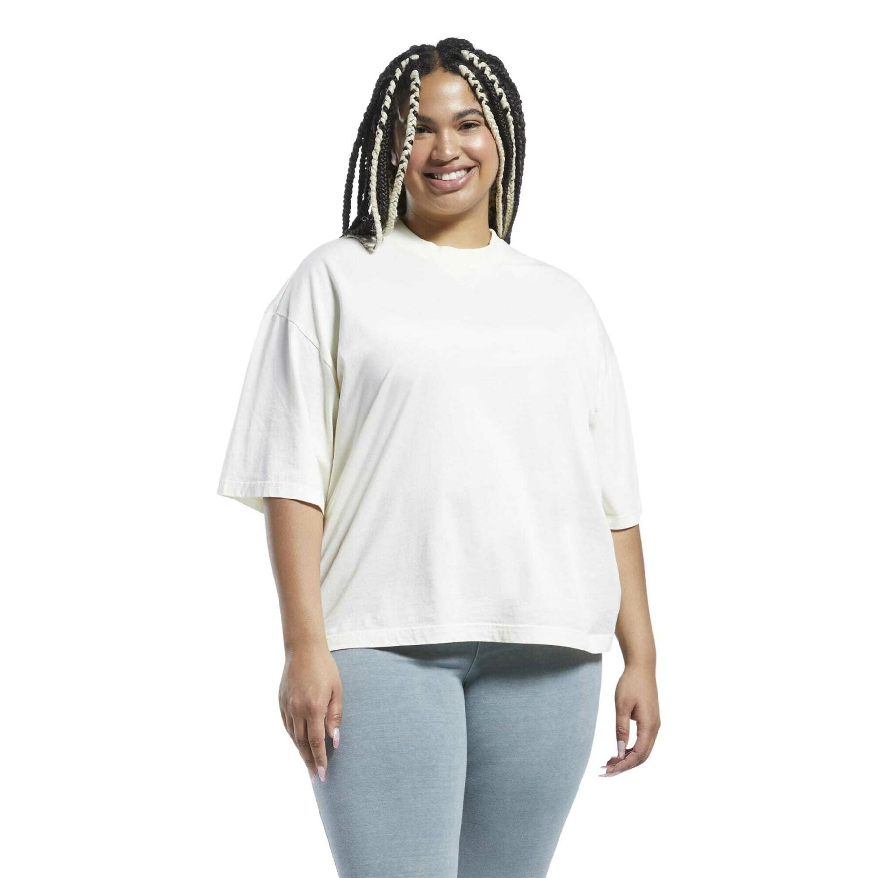 Women's T-shirt Reebok Classics Natural Dye Boxy (Plus Size)