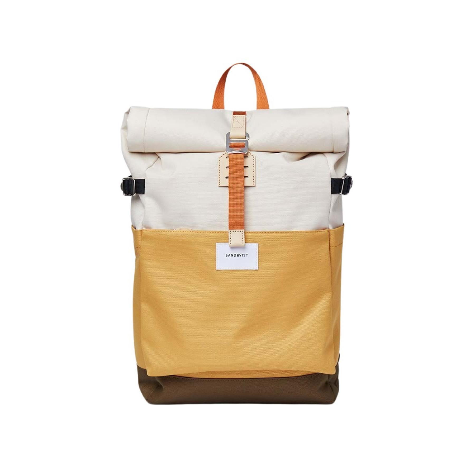 Backpack Sandqvist Ilon Multi Yellow/Sand/Olive