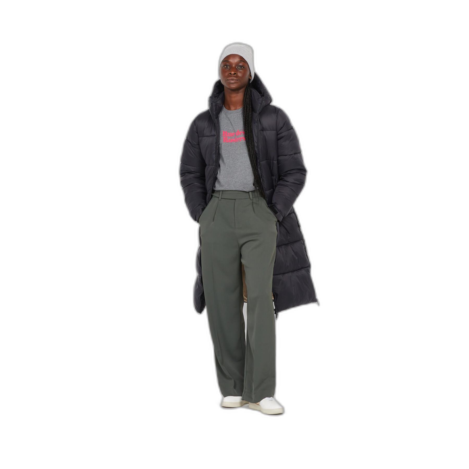Long Hooded  Puffer Jacket exta woman Schott Belstar2wrs