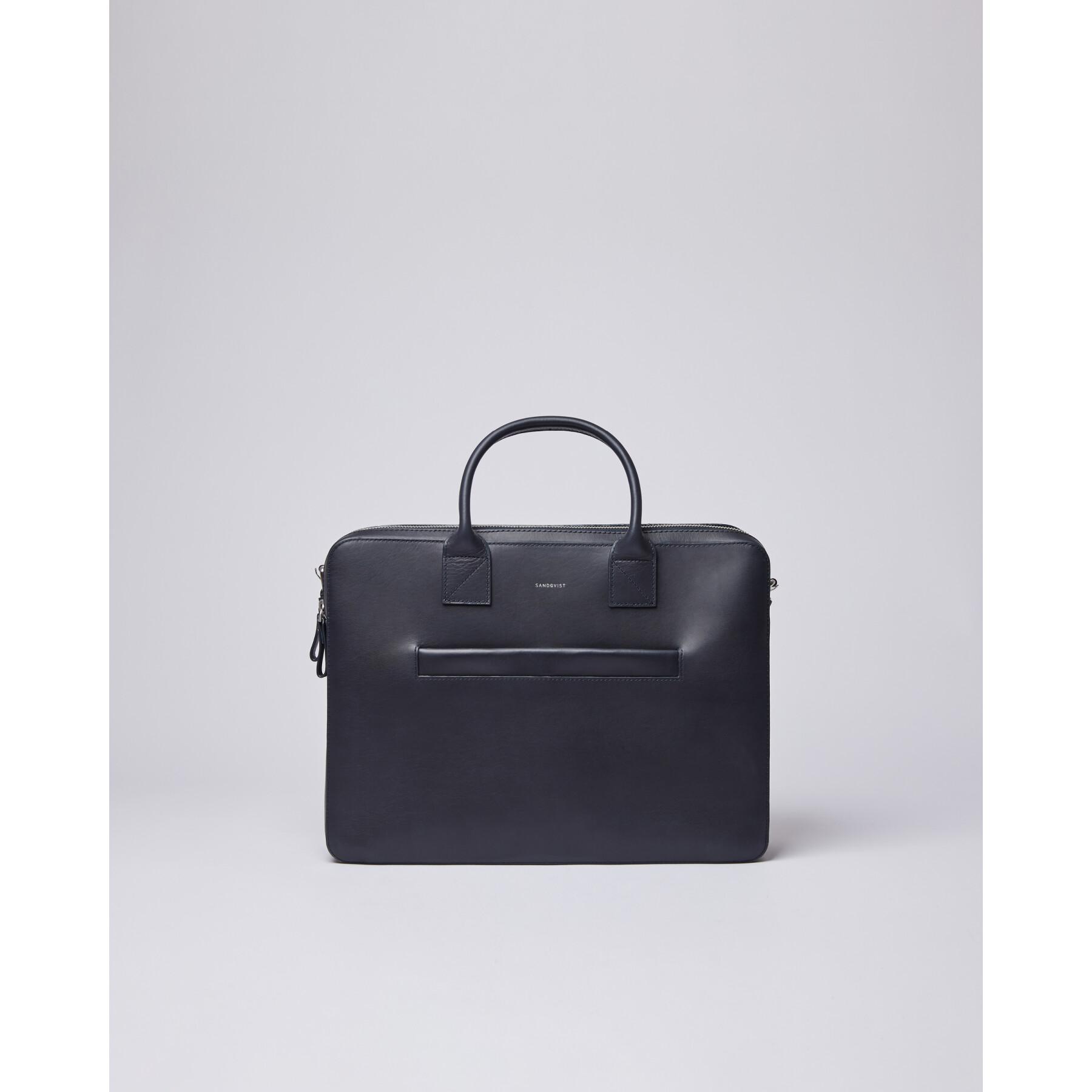 Leather briefcase Sandqvist Seth