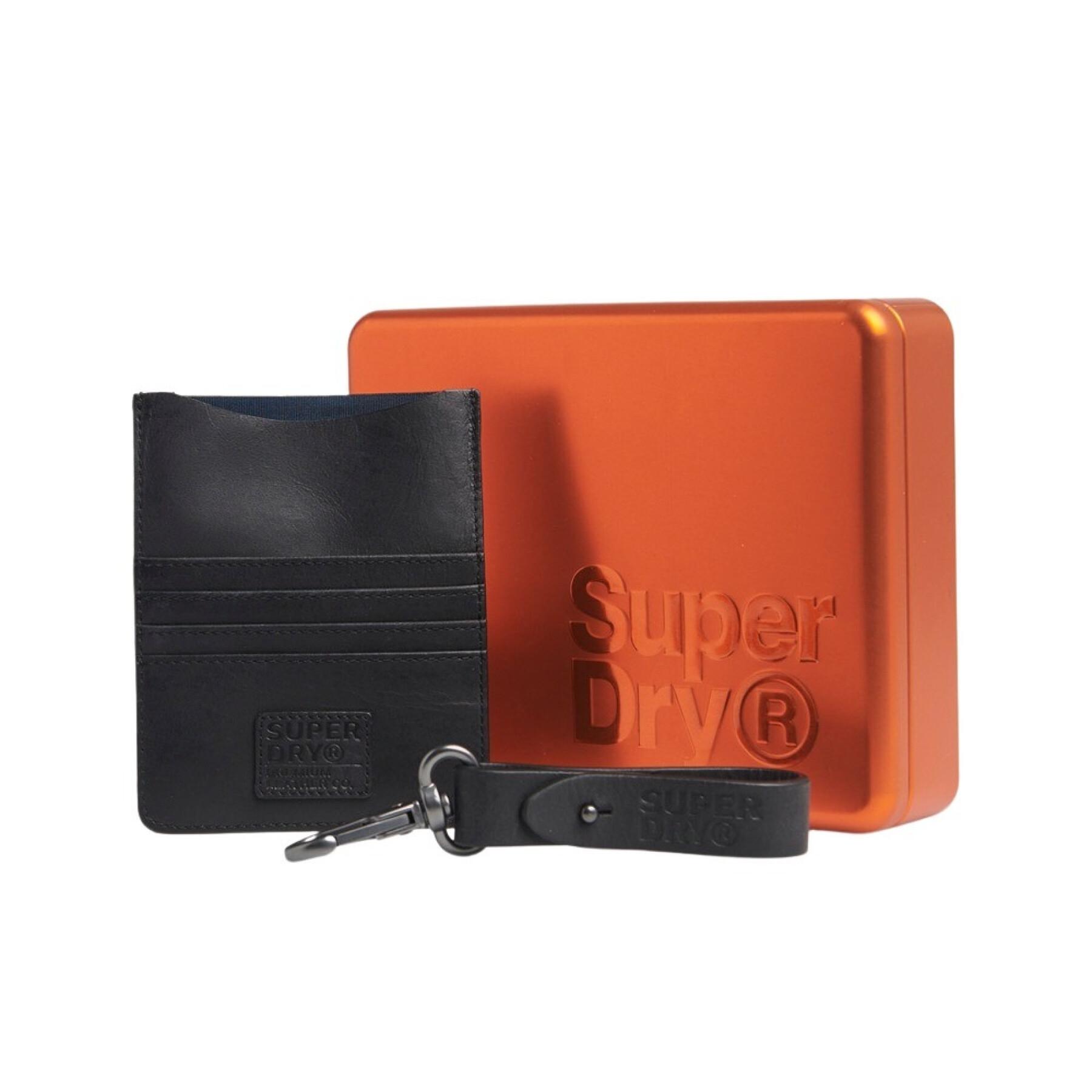 Leather travel wallet Superdry