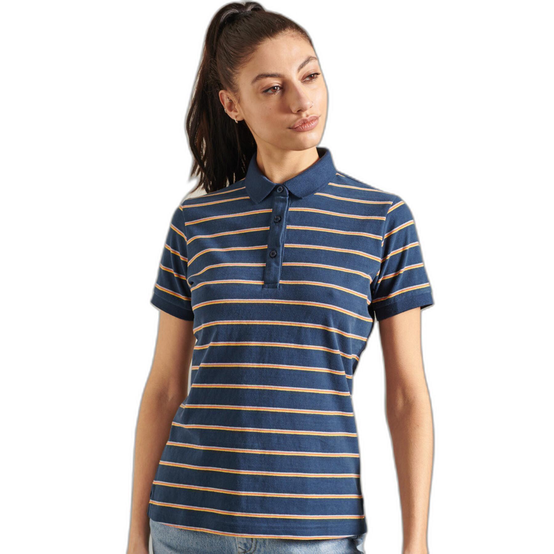 Women's polo shirt Superdry Academy