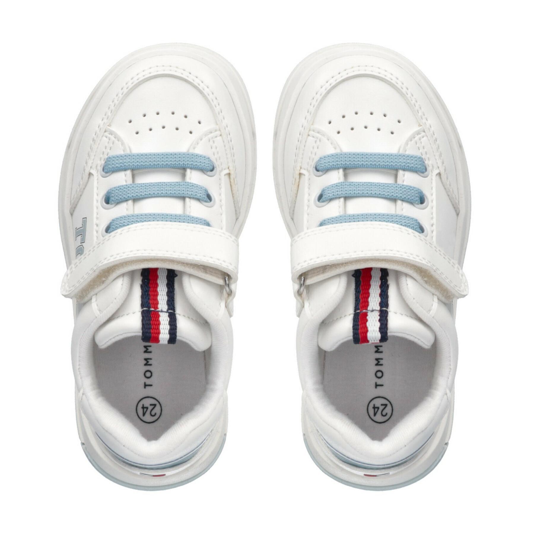 Children's lace-up and velcro sneakers Tommy Hilfiger