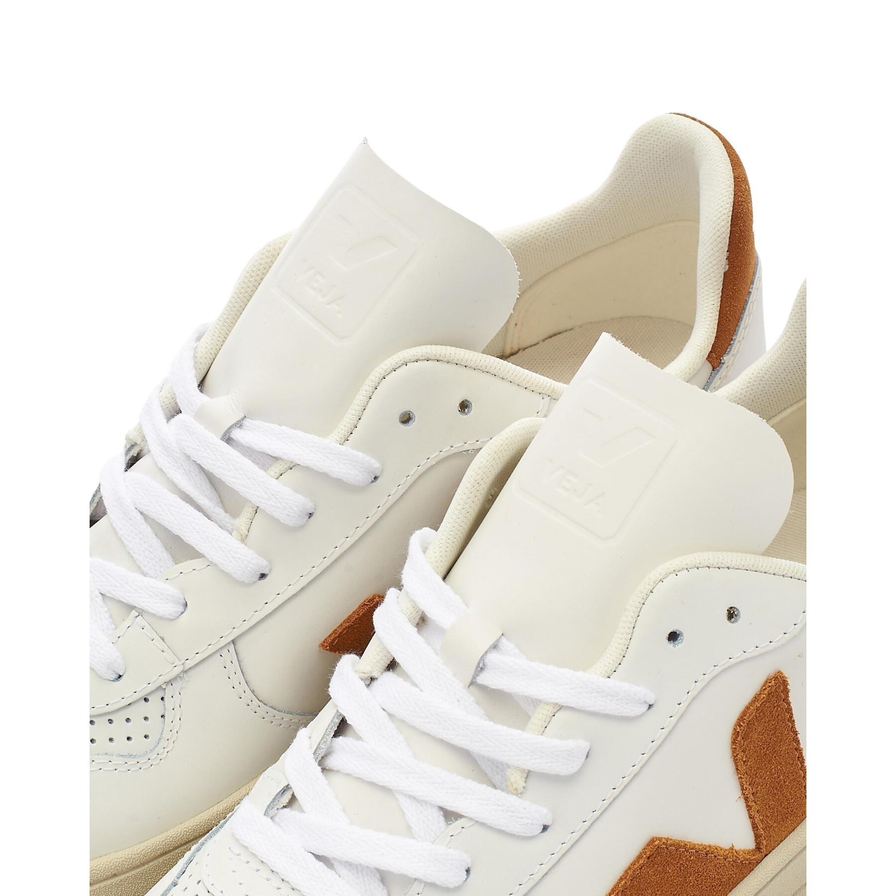 Sneakers Veja V-10 Leather White-Camel