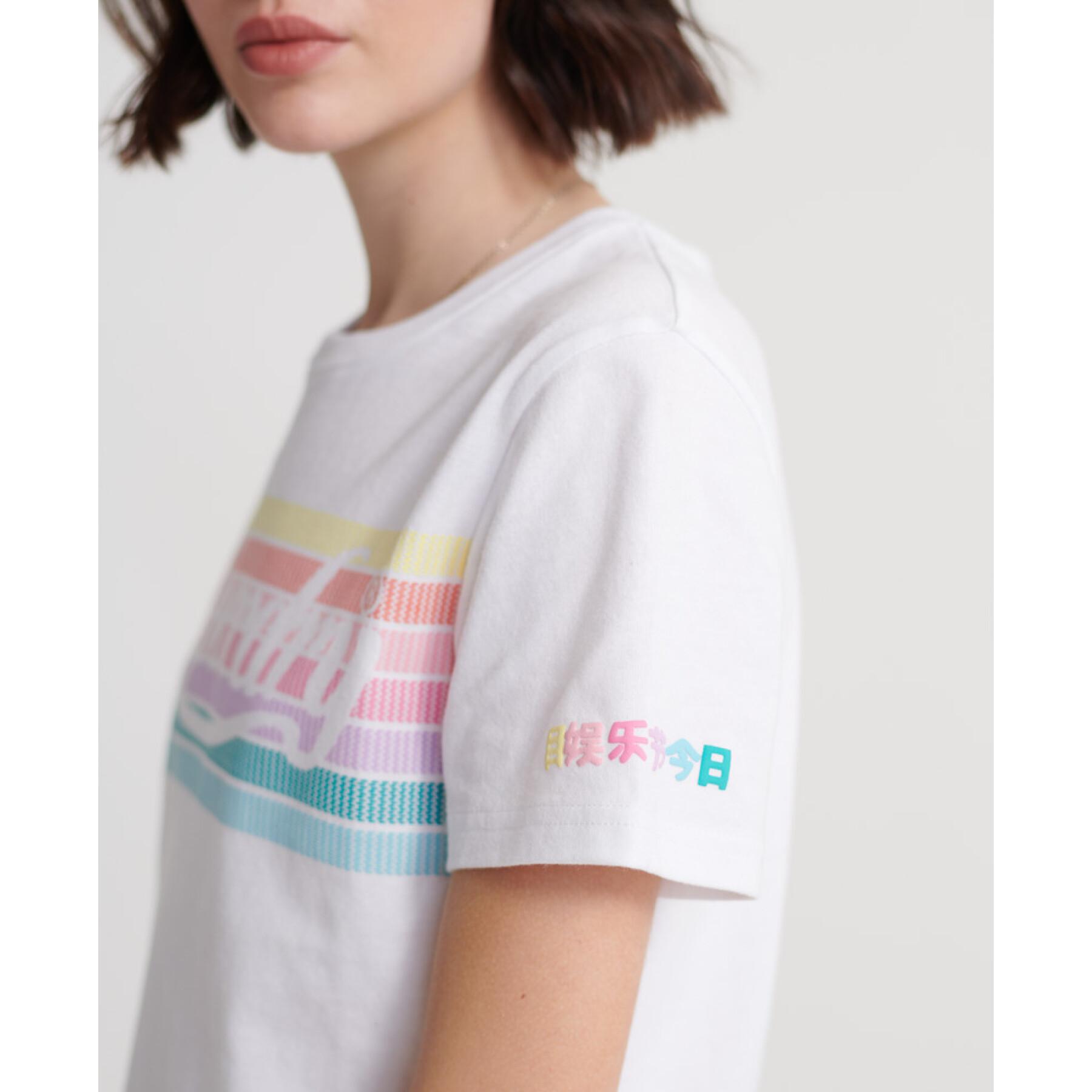Women's T-shirt Superdry Rainbow