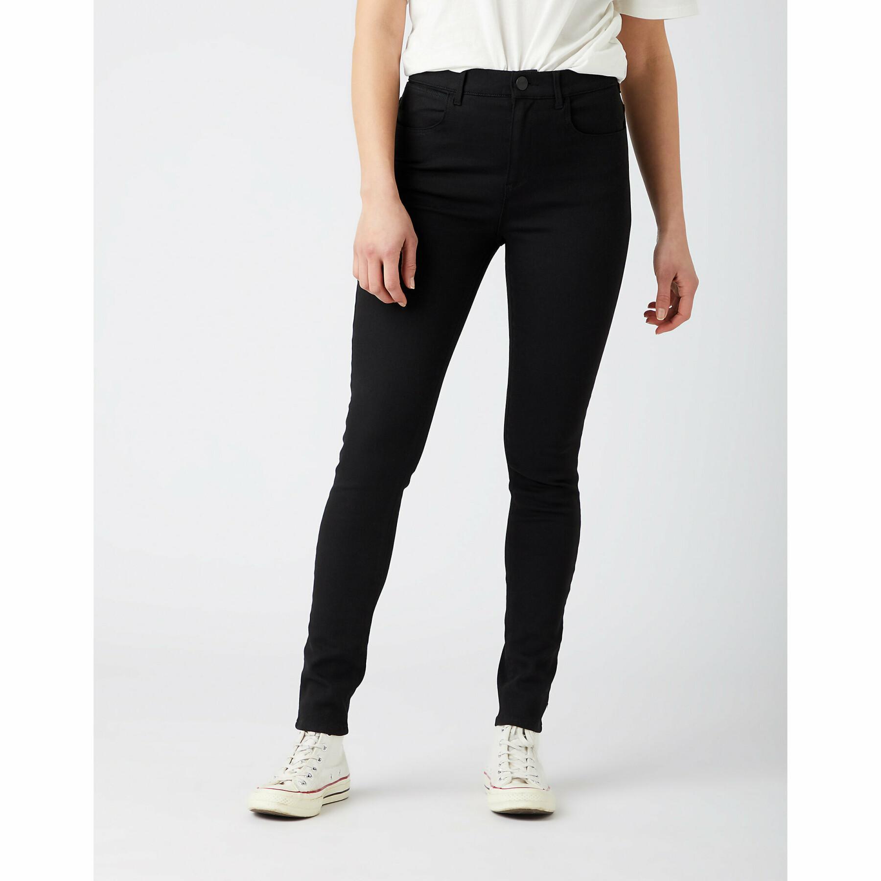 Women's skinny jeans Wrangler in Future Black