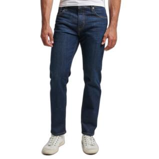 Organic cotton straight slim jeans Superdry