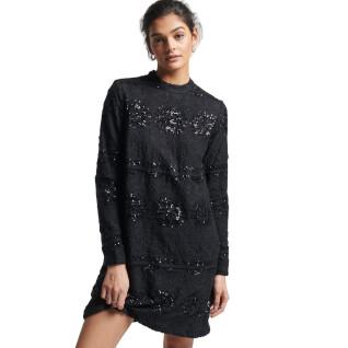 Women's embroidered straight dress Superdry