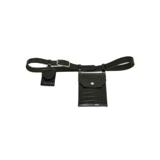Synthetic leather belt with pocket Urban Classics Croco