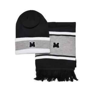 Beanie and scarf Urban Classics College Team Package