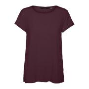 Women's short sleeve T-shirt Vero Moda Vmbecca Plain