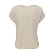 T-shirt round neck short sleeves woman Only onllula