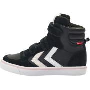 Children's high top sneakers Hummel Stadil leather