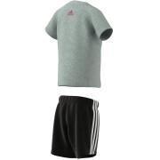 Organic cotton t-shirt and shorts set adidas Essentials Lineage