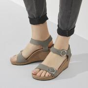 Leather sandals nubuck femme Birkenstock Soley Ring-Buckle