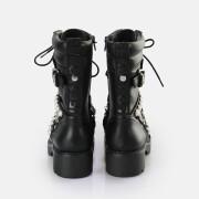 Vegan nappa boots for women Buffalo Wave Combat