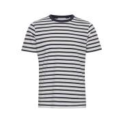Structured striped T-shirt Casual Friday Tue 0063