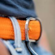 Elastic braided belt Billybelt Orange Paprika